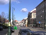  Ujezd street under Petrin Hill, Prague 