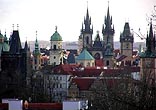  Towers of Prague from Petrin Hill 