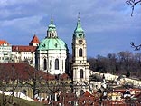  View of St. Nicolas's Church from Petrin 